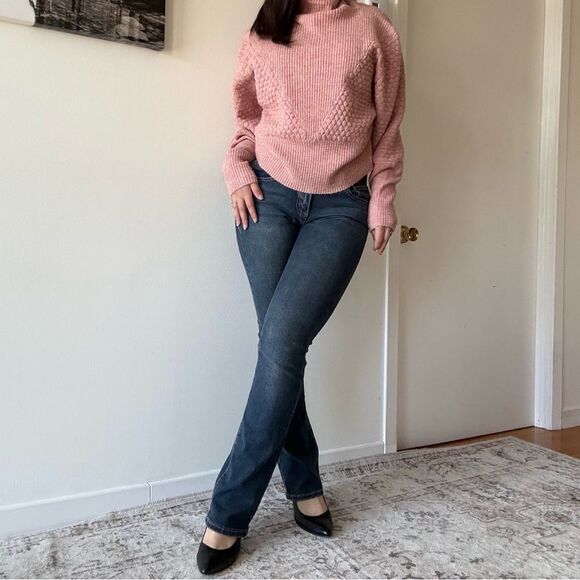 y2k grunge contrast stitch embroidered mid rise jeans - Picture 3 of 5